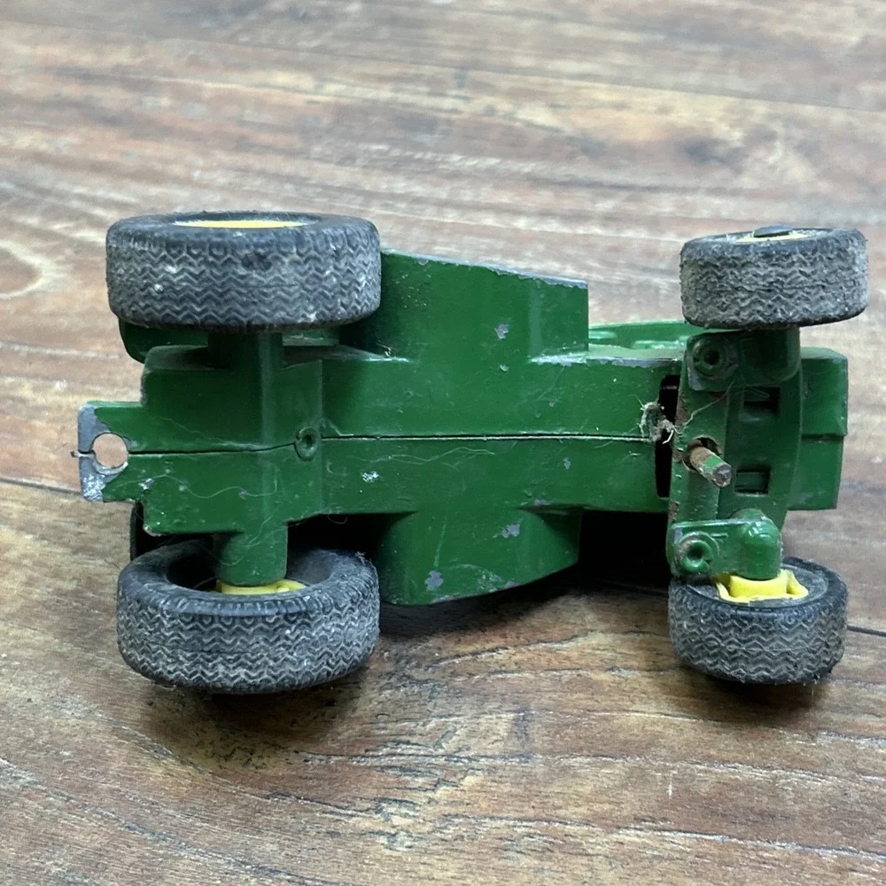 Vintage 1960's 70's Ertl John Deere 140 Lawn Garden Tractor W/ Dump Cart 1:16